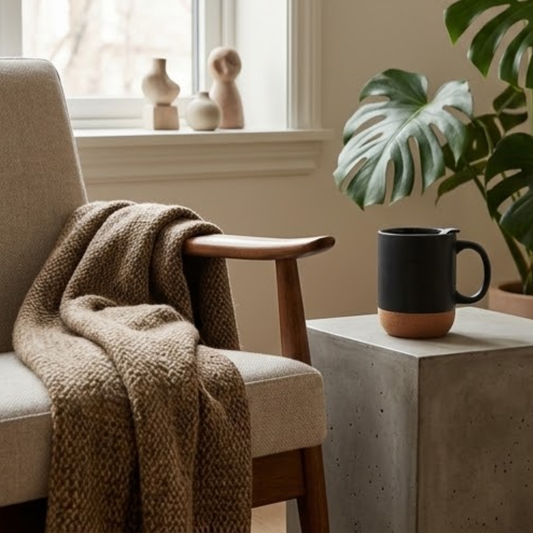 Cork Base Ceramic Mug