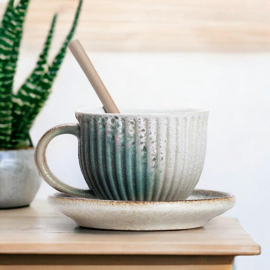 Coffee Cup with Saucer & Spoon