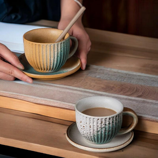 Coffee Cup with Saucer & Spoon