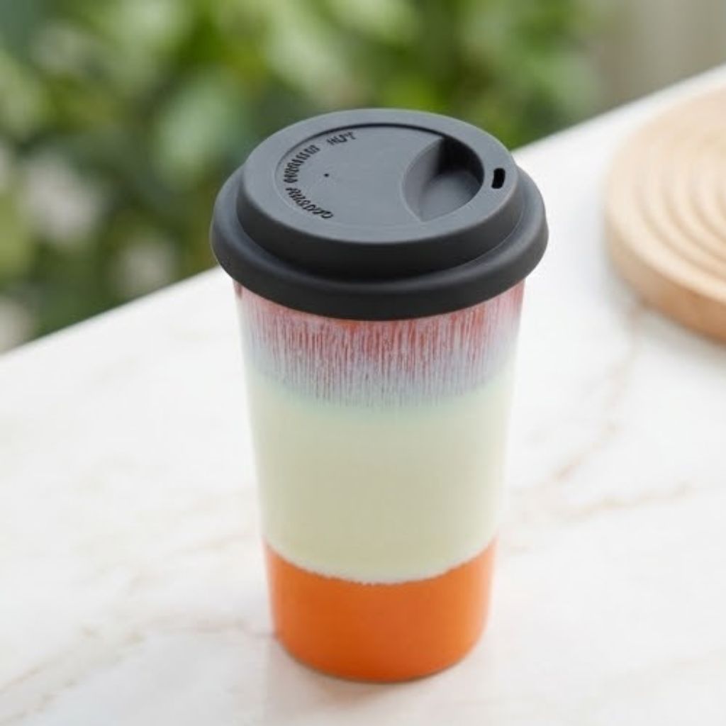 Glaze Ceramic Travel Cup