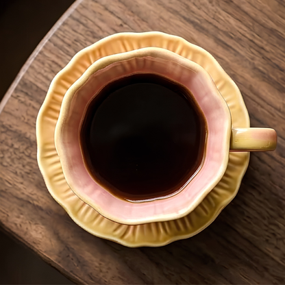 Petal Cup with Saucer
