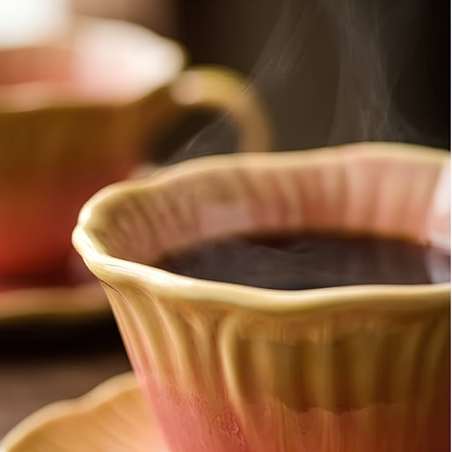 Petal Cup with Saucer