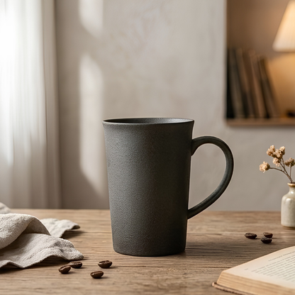 Tall Rustic Pottery Mug