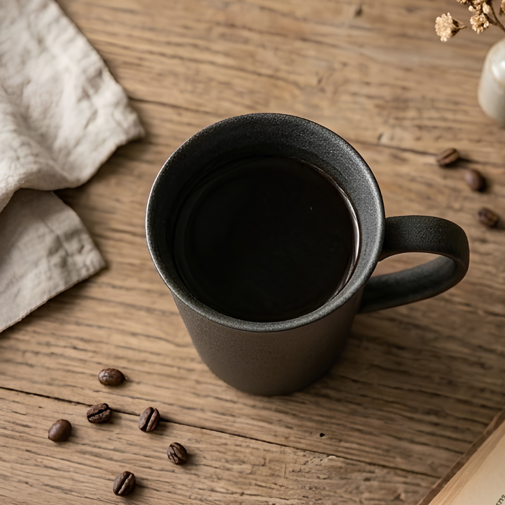 Tall Rustic Pottery Mug