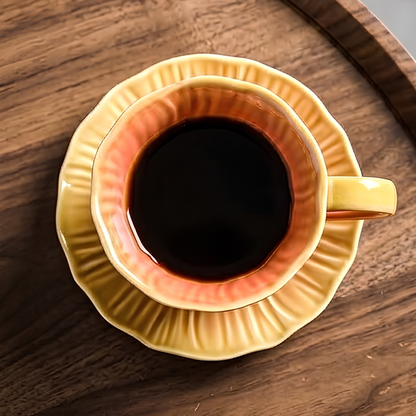 Petal Cup with Saucer
