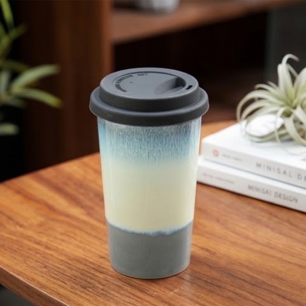 Glaze Ceramic Travel Cup