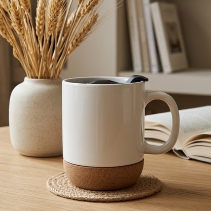 Cork Base Ceramic Mug