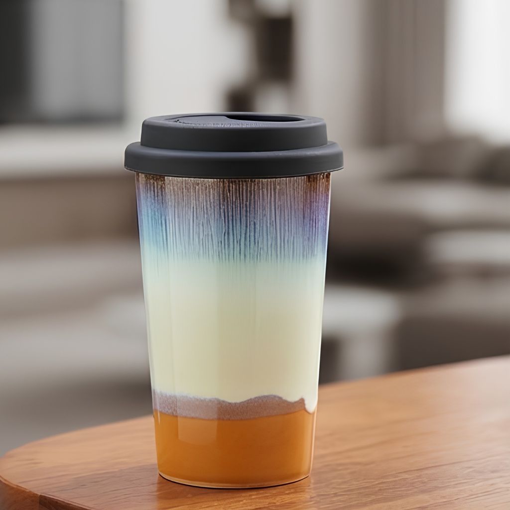 Glaze Ceramic Travel Cup