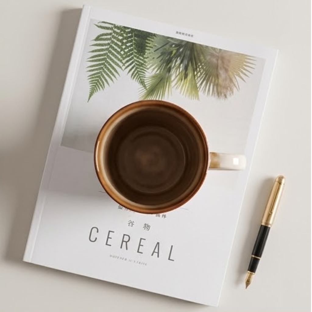 Rustic Ribbed Ceramic Mug