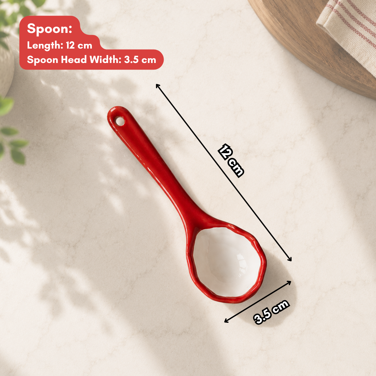 Apple Mug with Lid and Spoon