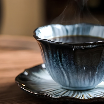 Petal Cup with Saucer