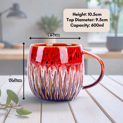 Stoneware Glazed Coffee Mug