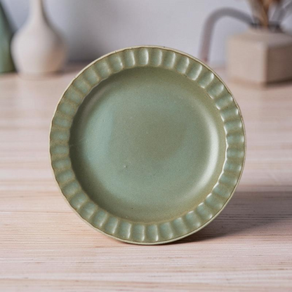 Ribbed Ceramic Cup