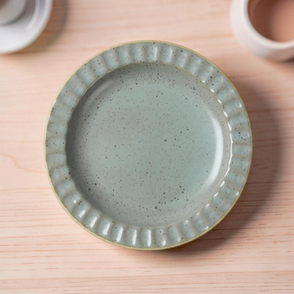 Ribbed Ceramic Cup