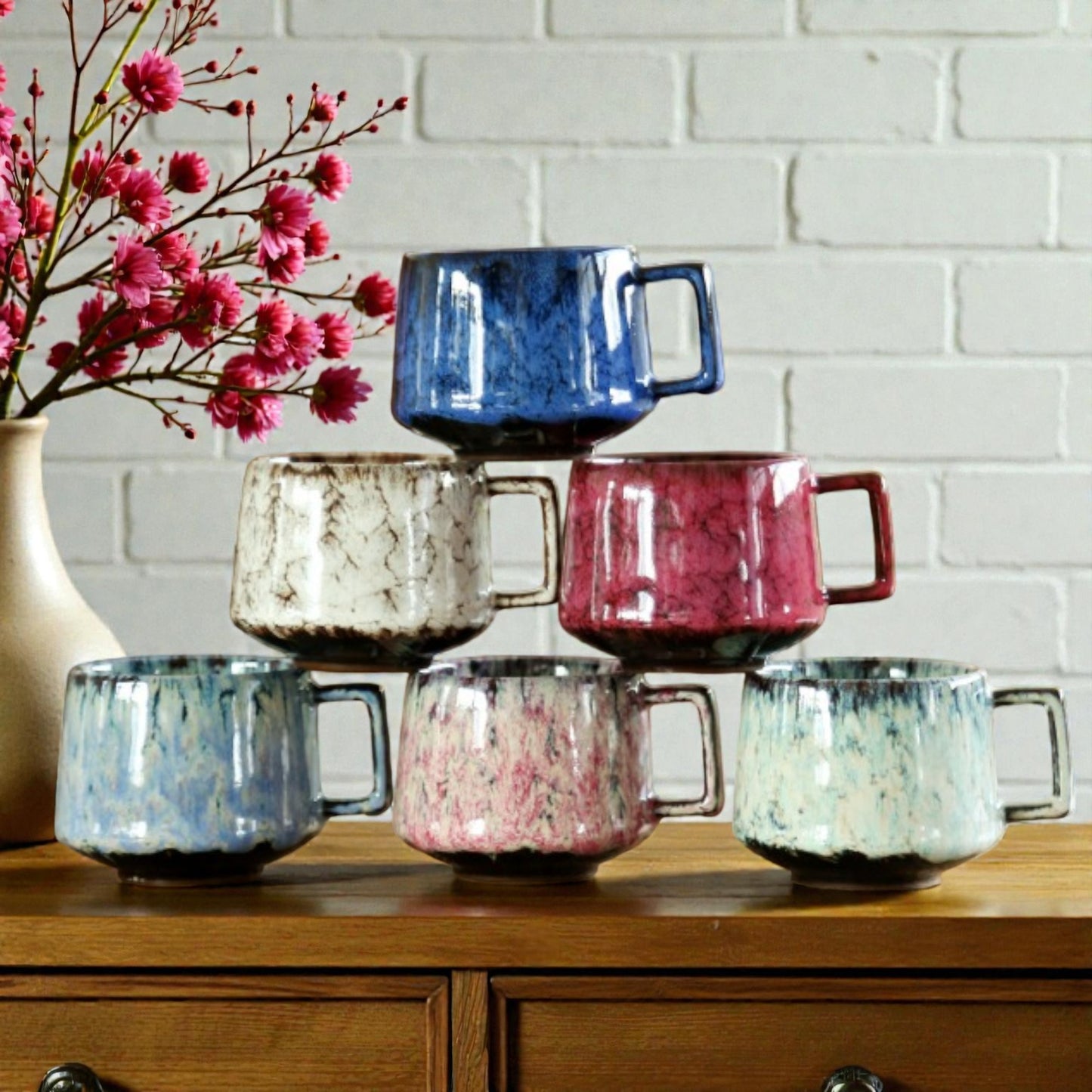 Glazed Ceramic Coffee Cup