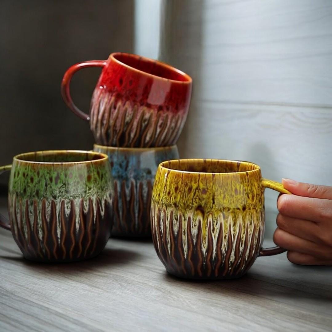 Stoneware Glazed Coffee Mug