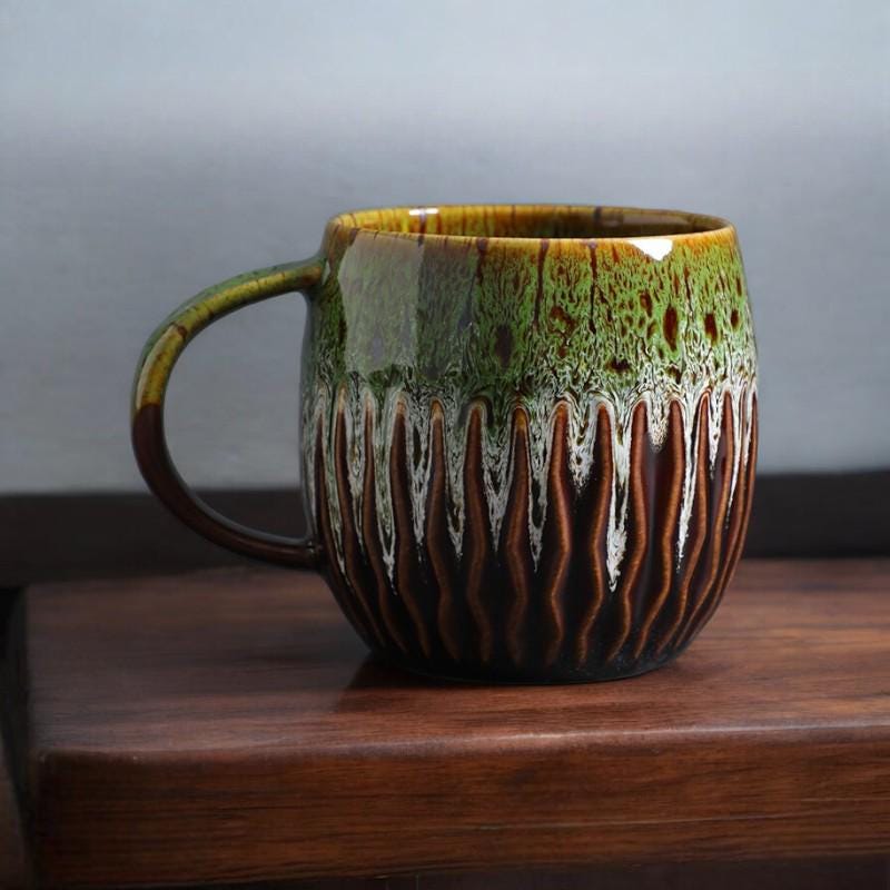 Stoneware Glazed Coffee Mug