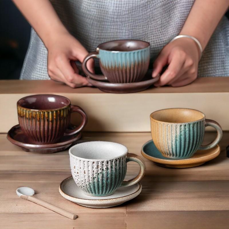 Coffee Cup with Saucer & Spoon