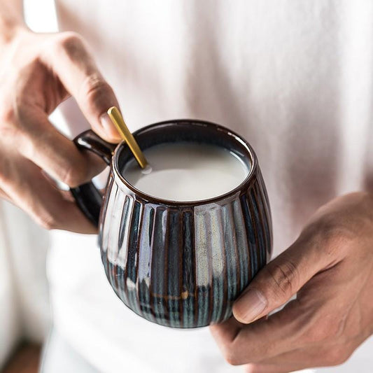 Glazed Porcelain Coffee Mug
