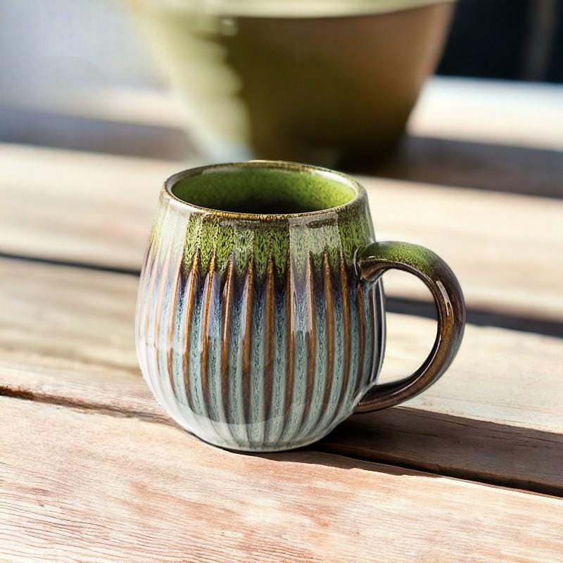 Glazed Porcelain Coffee Mug