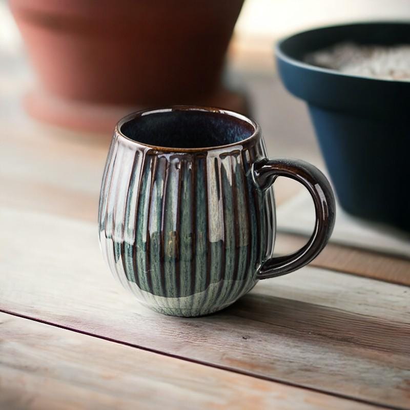 Glazed Porcelain Coffee Mug