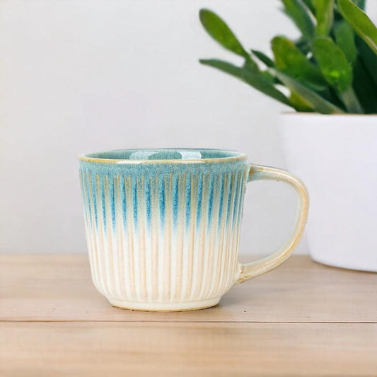 Blue Glaze Porcelain Coffee Cup