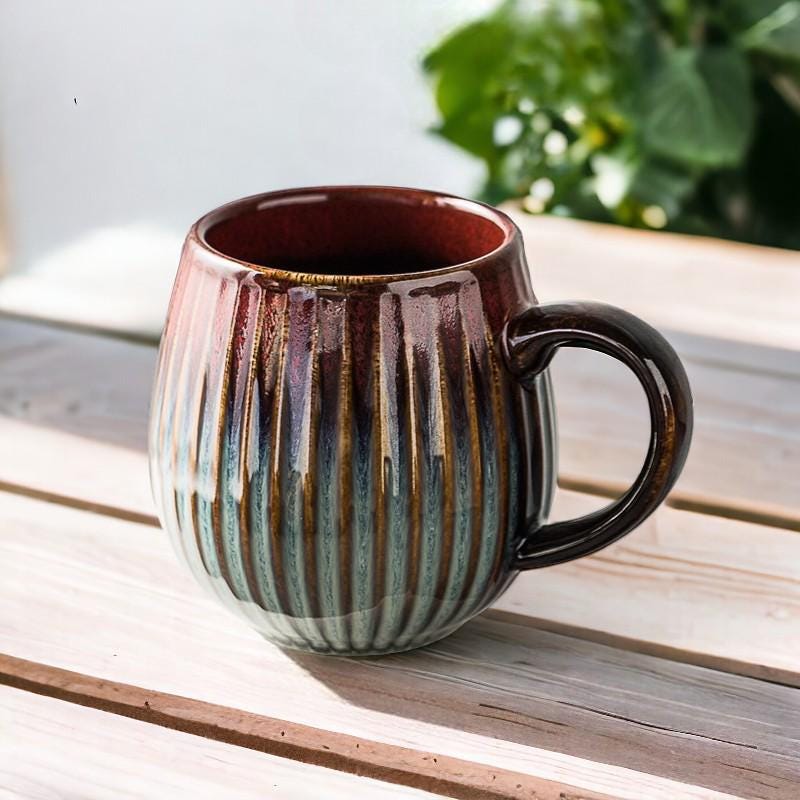 Glazed Porcelain Coffee Mug