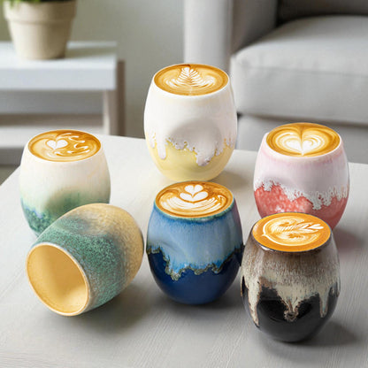 Aesthetic Handleless Ceramic Cup