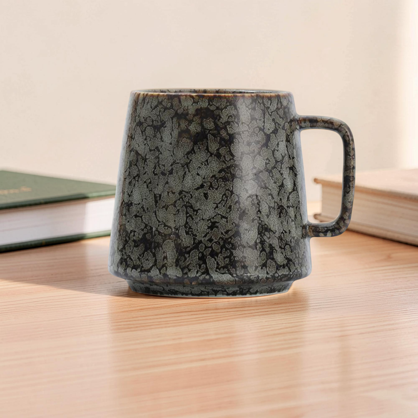 Japanese Style Coffee Mug with Coaster