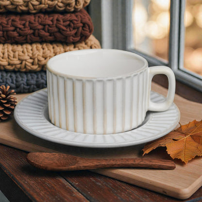 Aesthetic Cup and Saucer Set