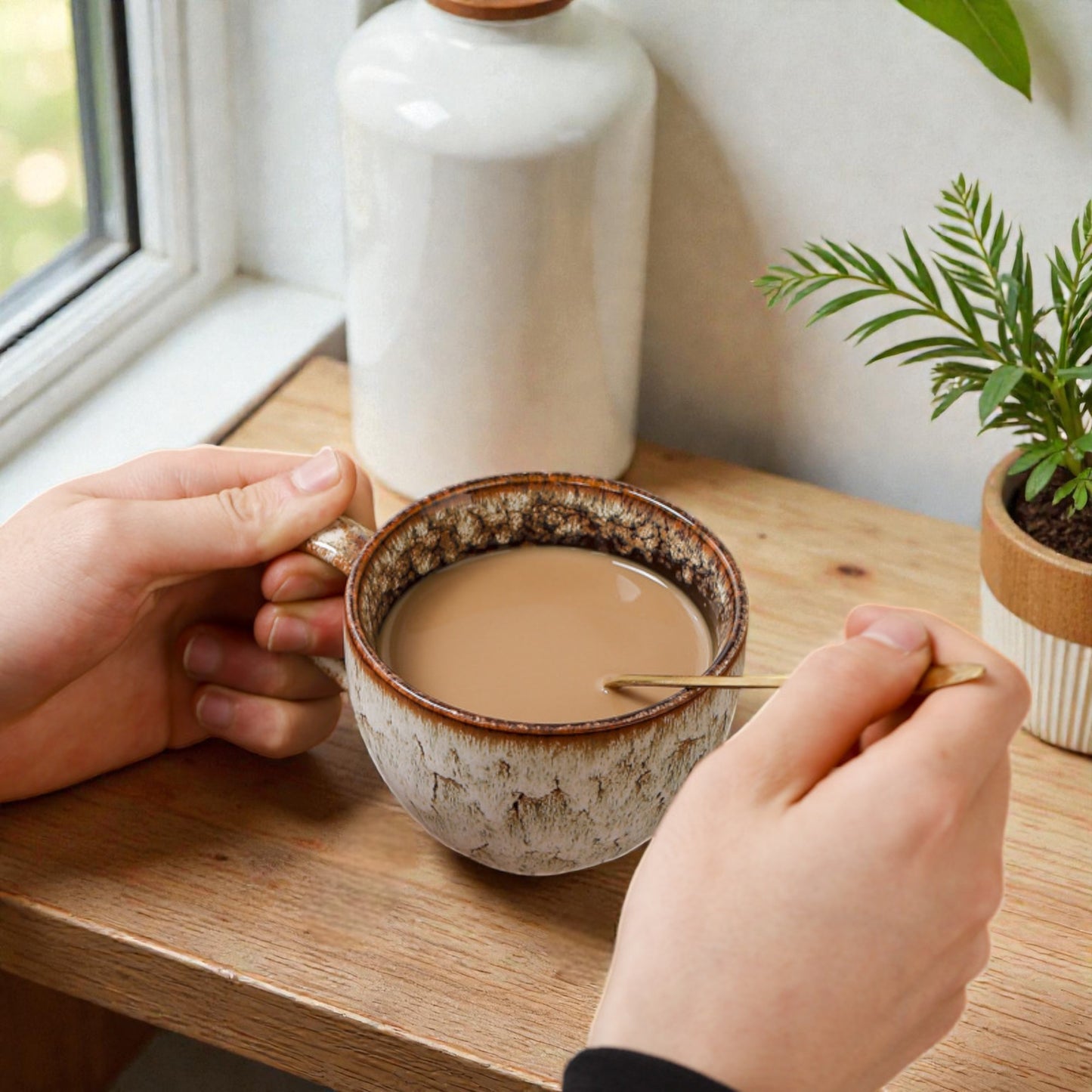 Retro Style Glazed Cup