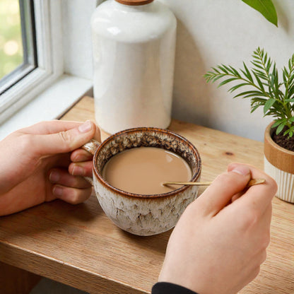 Retro Style Glazed Cup