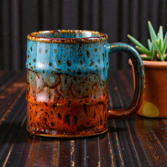 Rustic Oil Drum Mug