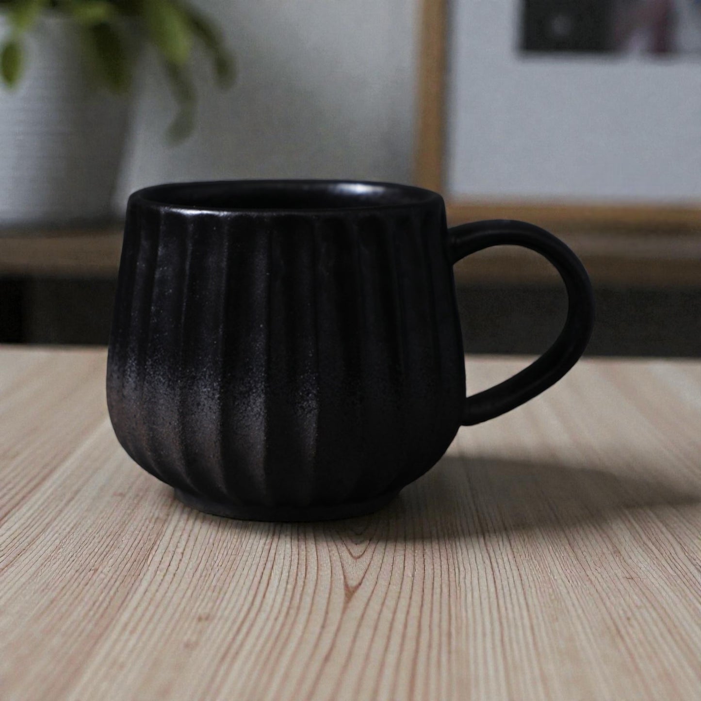 Rustic Striped Coffee Cup