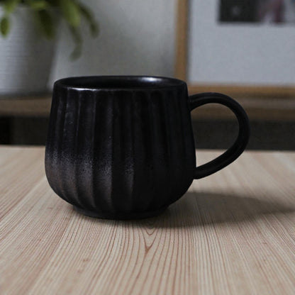 Rustic Striped Coffee Cup