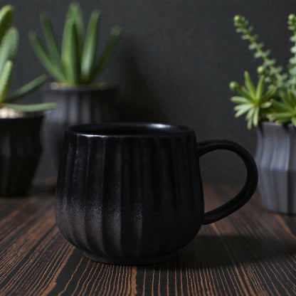 Rustic Striped Coffee Cup