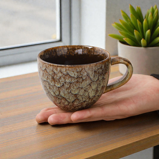 Retro Style Glazed Cup