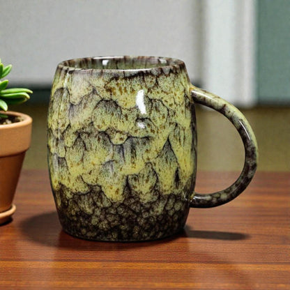 Artistic Glazed Coffee Mug