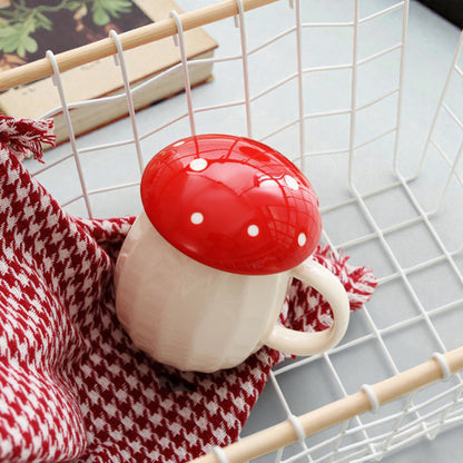 Mushroom Mug with Lid