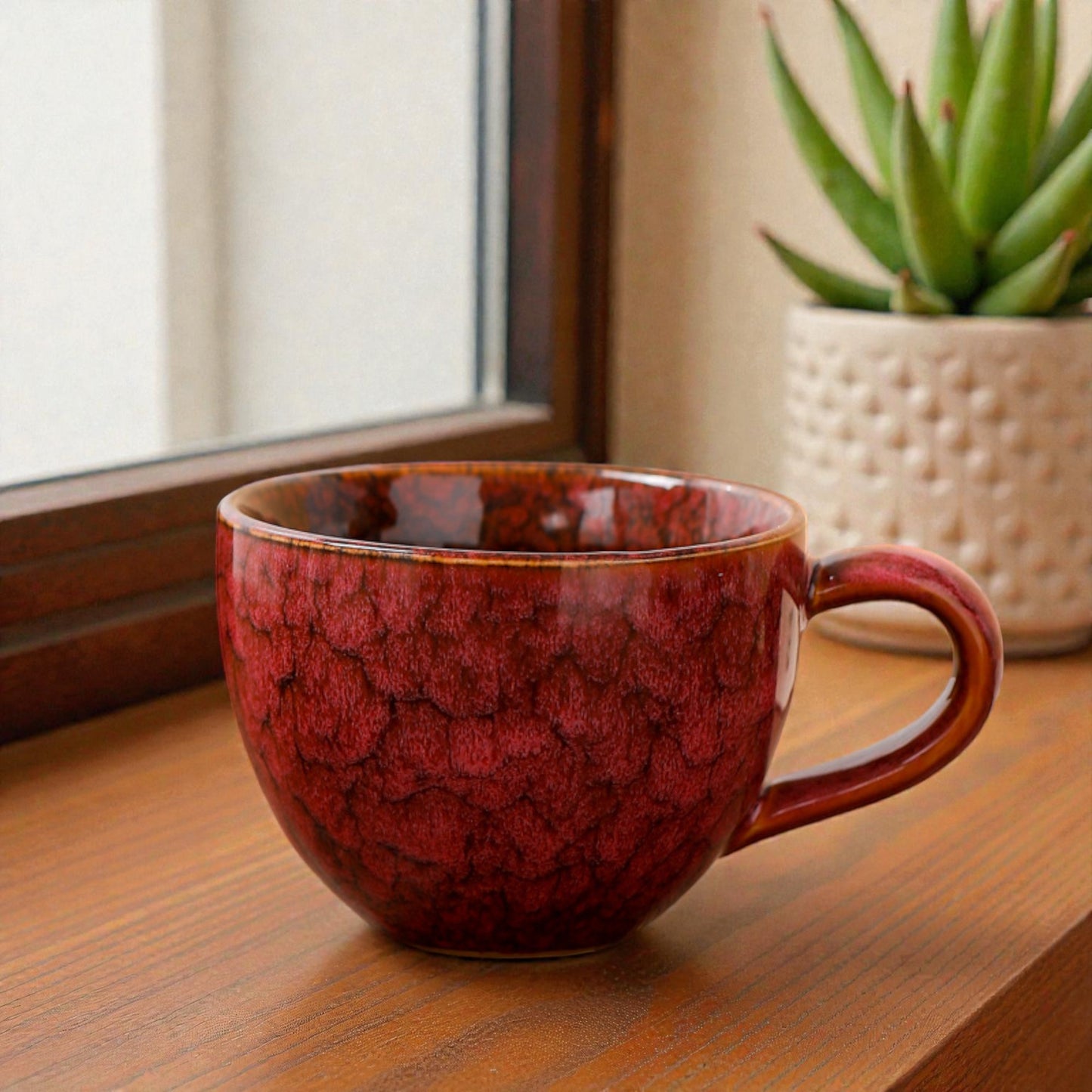 Retro Style Glazed Cup