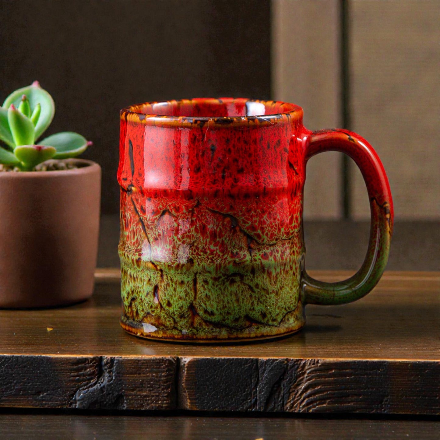 Rustic Oil Drum Mug