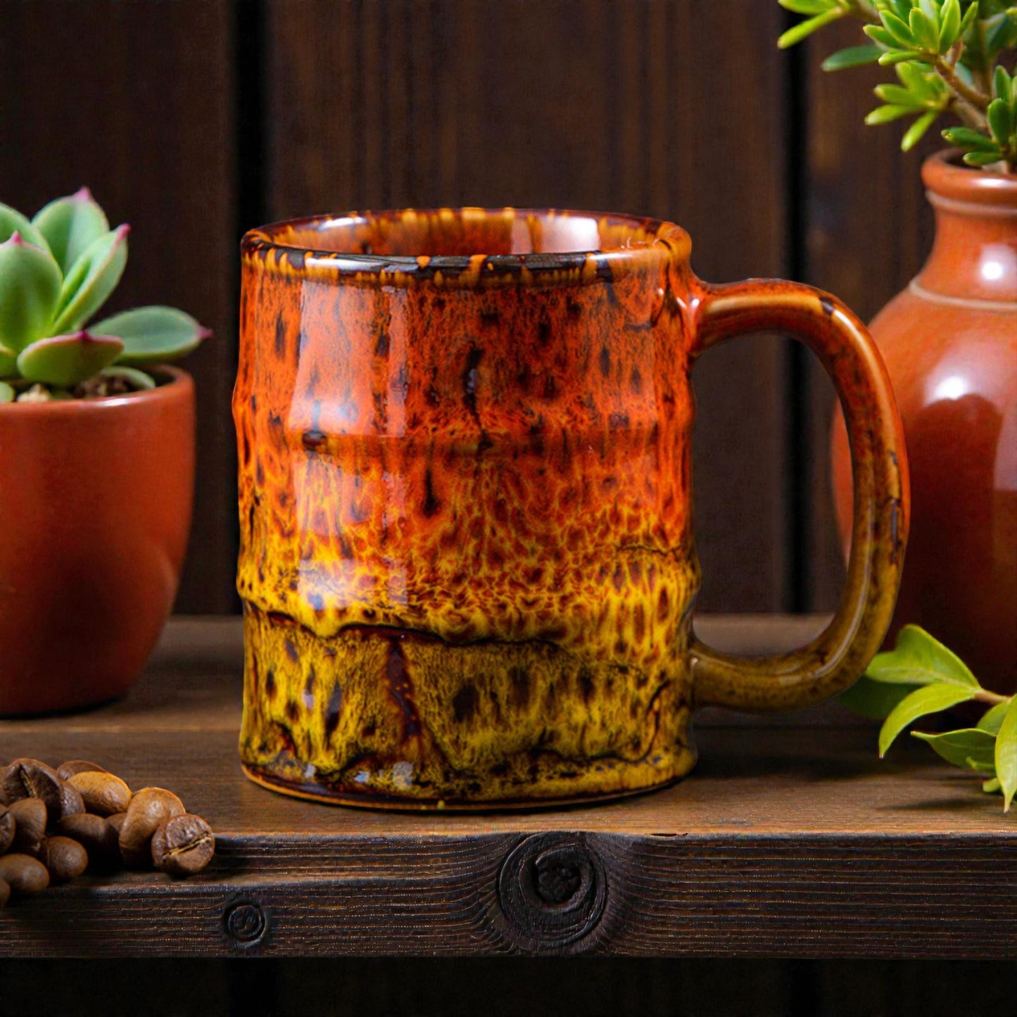 Rustic Oil Drum Mug