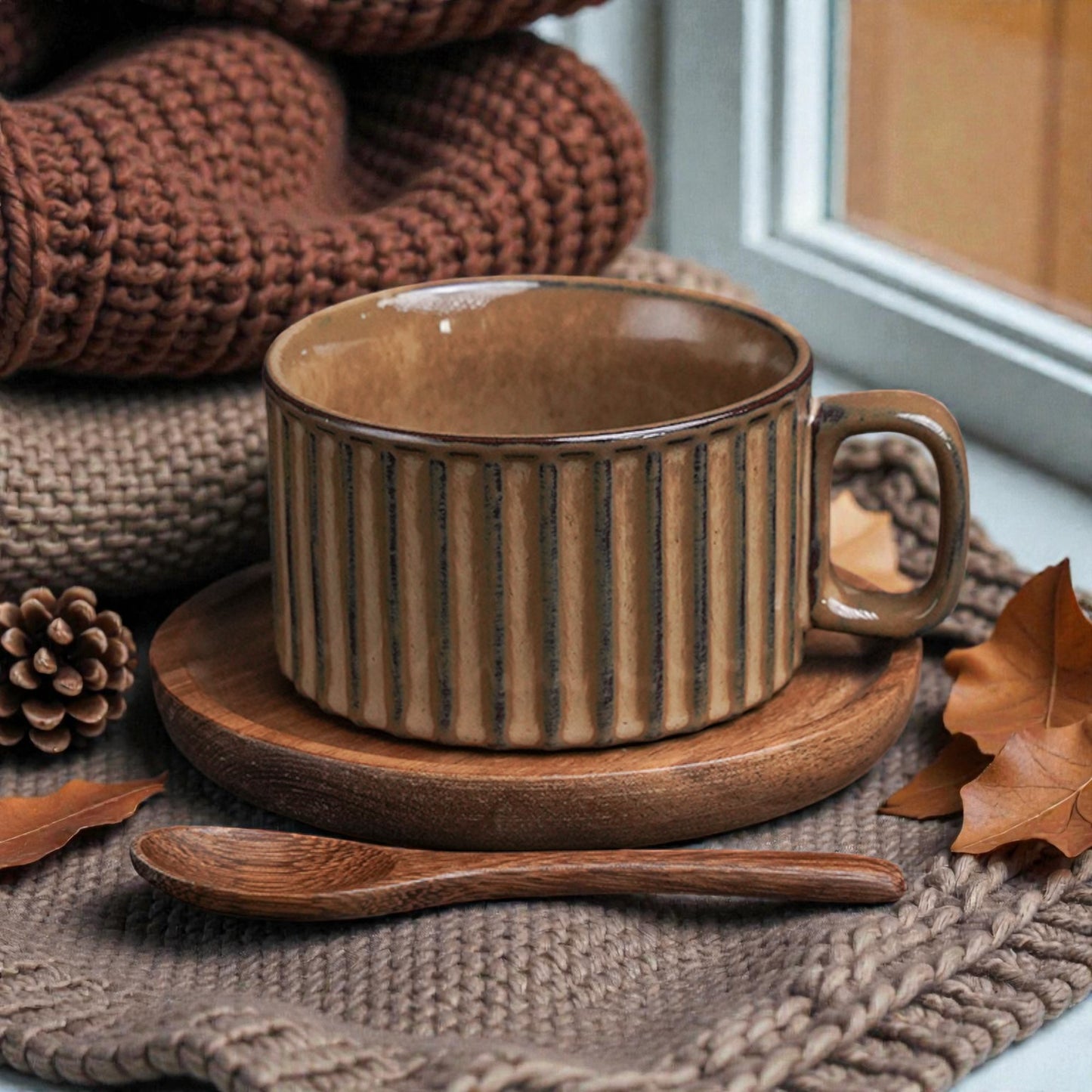 Vintage Style Cup and Saucer Set