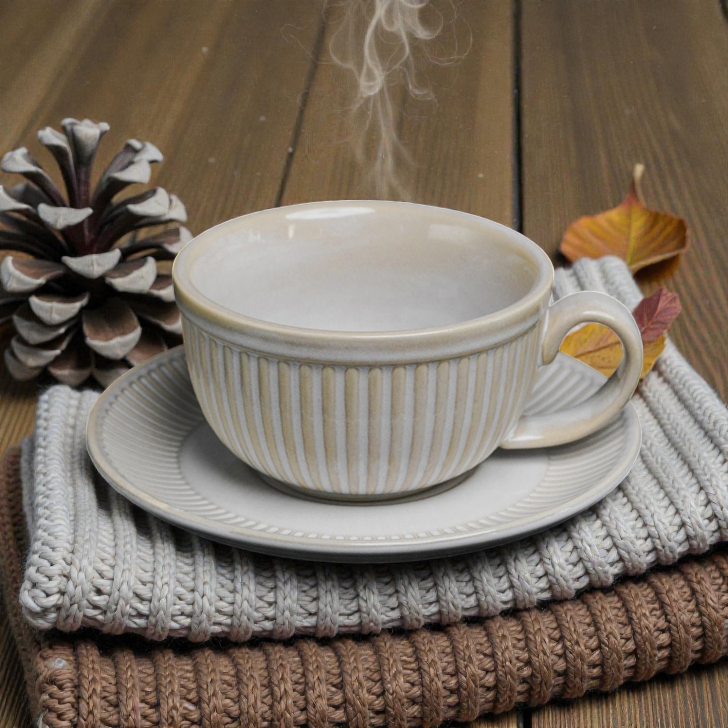Vintage Cup With Saucer Set