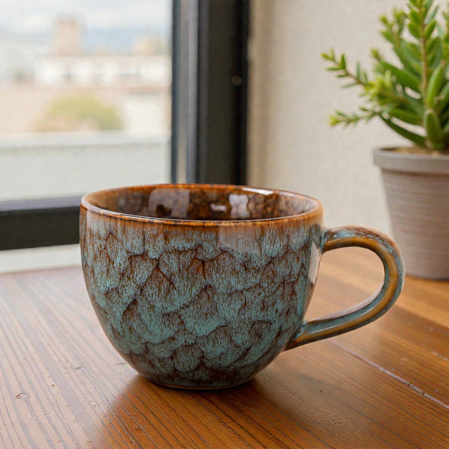 Retro Style Glazed Cup