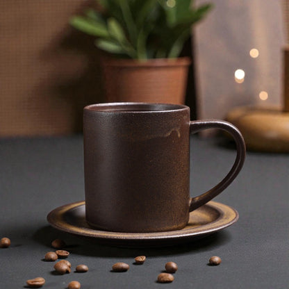 Stylish Coffee Cup and Saucer Set