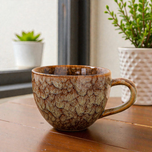 Retro Style Glazed Cup