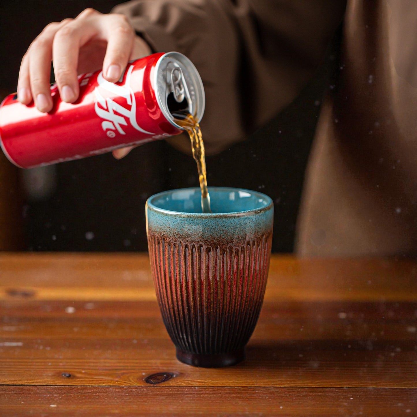 Handleless Ceramic Cup