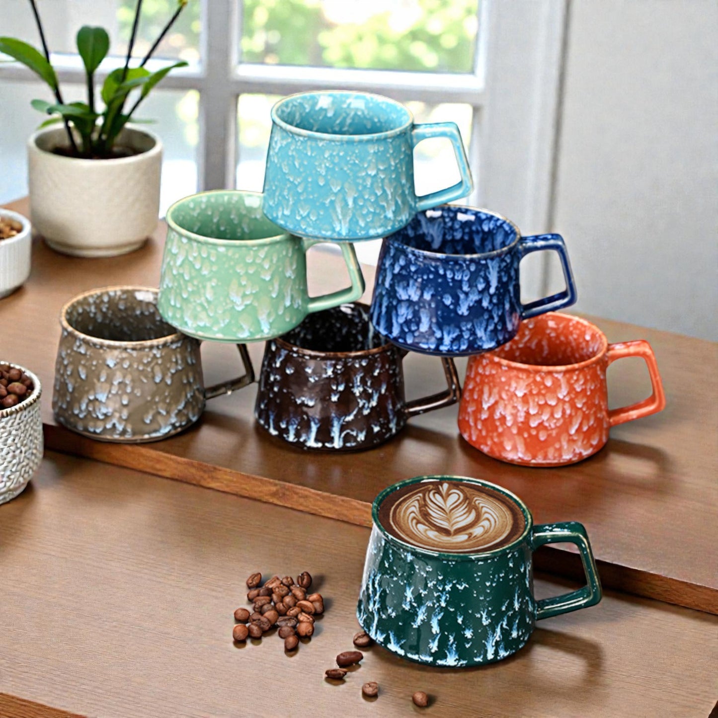 Vintage Inspired Ceramic Mug