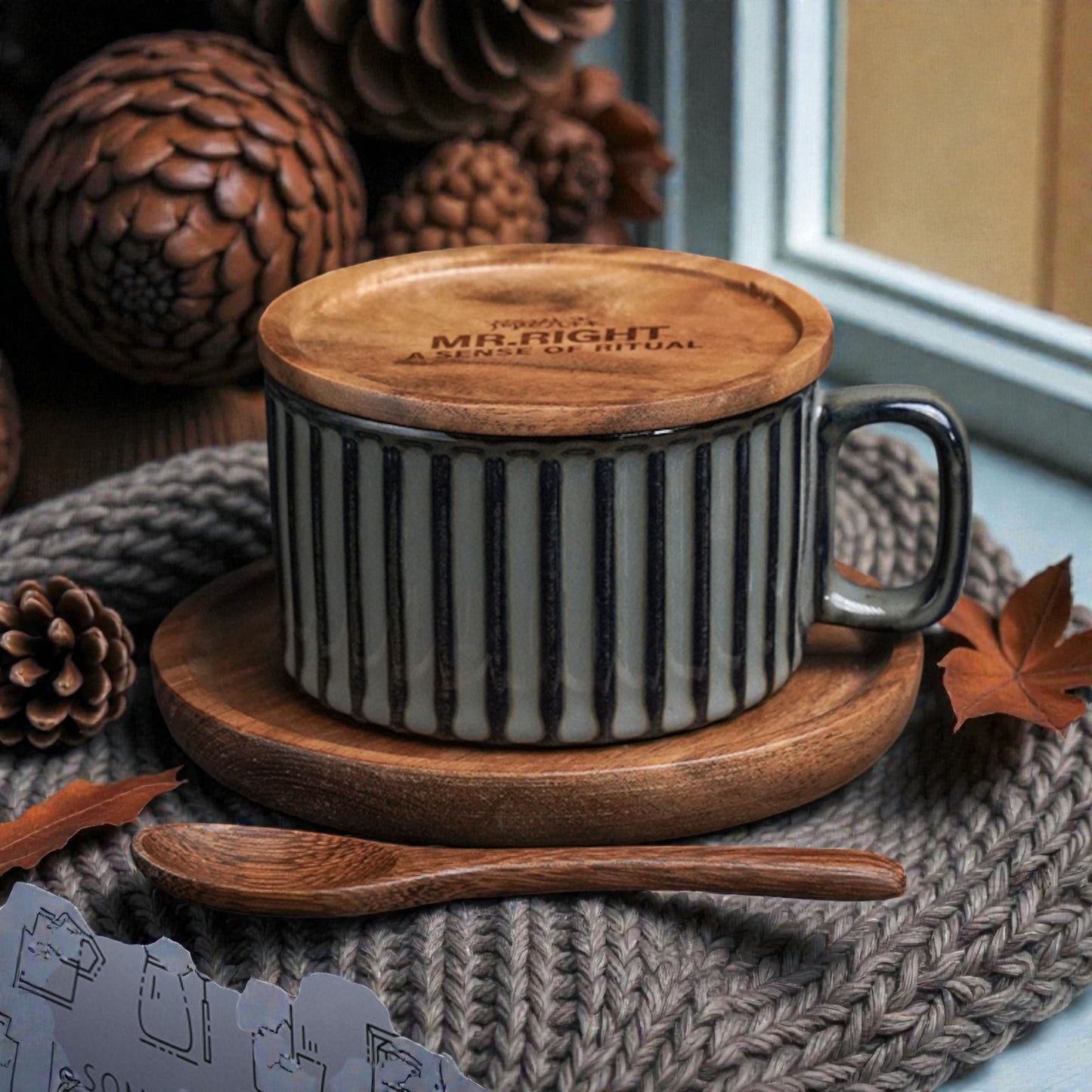 Vintage Style Cup and Saucer Set